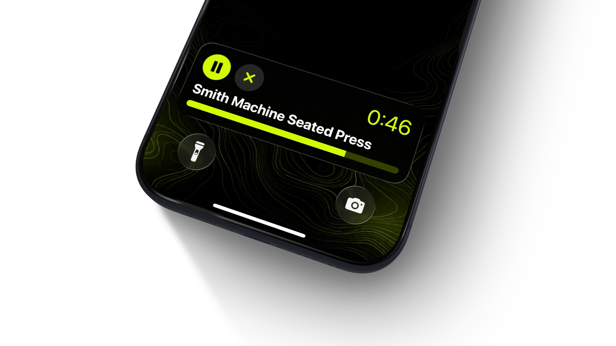 Gains rest timer Live Activity on the iPhone Lock Screen